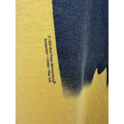 Vintage 1999 Coal Chamber Rare Yellow Chamber Music Nu Metal Blue Grape XL 23x29