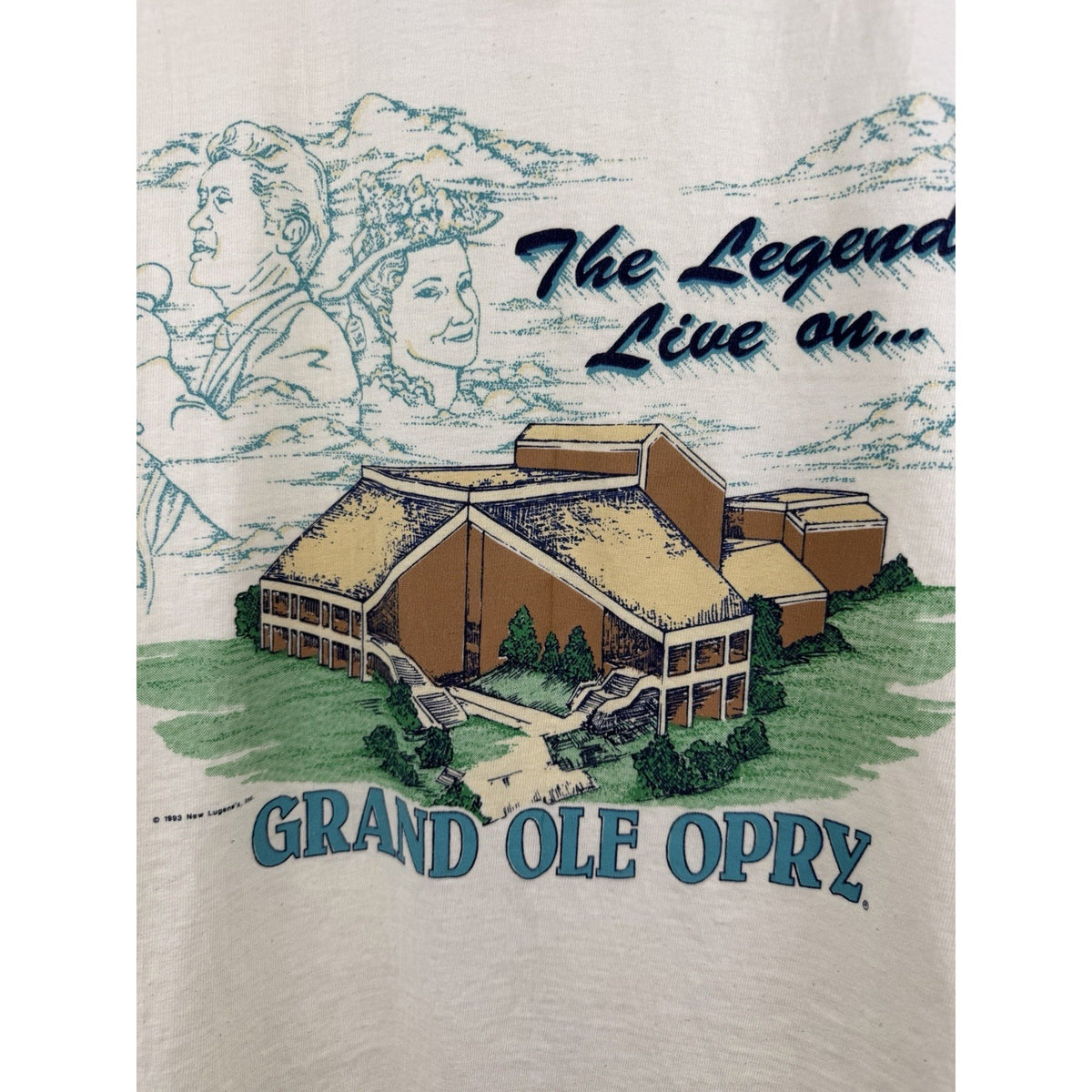 Vintage 1993 Grand Ole Opry The Legend Lives On tee, new with tags, XL