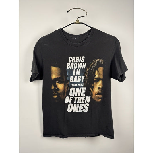 Chris Brown Lil Baby One of Them Ones tour tee, double sided, M