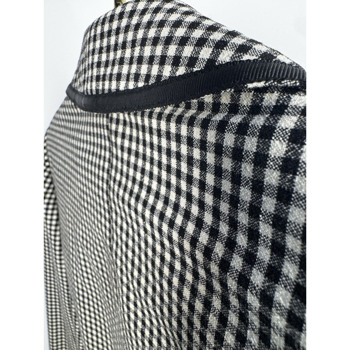 Vintage Rickie Freeman for Teri Jon gingham wool blazer, Saks, 2 (XS)