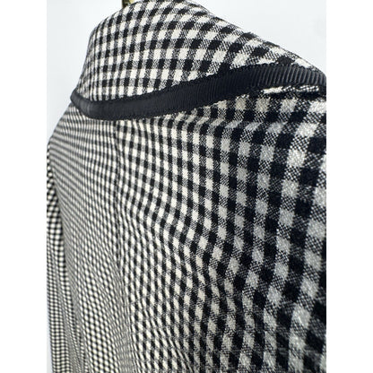 Vintage Rickie Freeman for Teri Jon gingham wool blazer, Saks, 2 (XS)