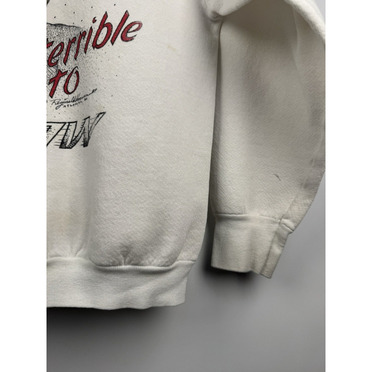 Vintage 1989 Malcolm X The Mind Is A Terrible Thing To Blow Sweatshirt Mens M