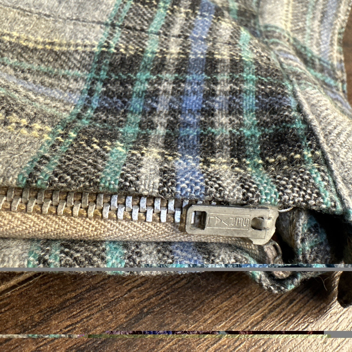 Vintage 1950s Summit of Boston tartan wool pleated skirt, XS (25 in)