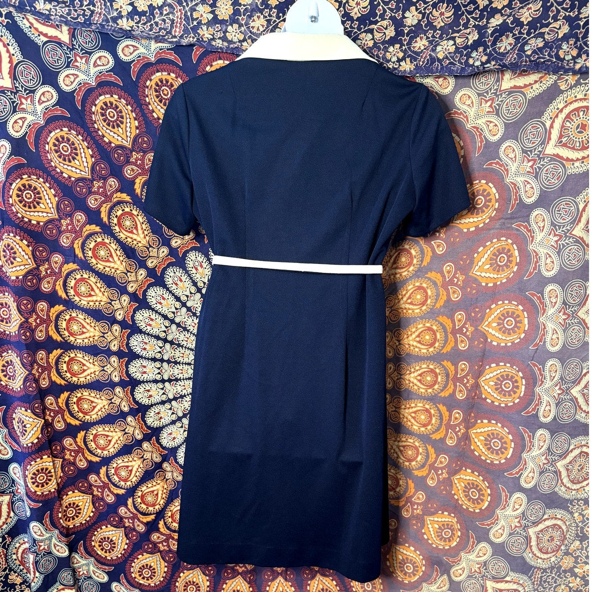 Lois Young tie-waist shift dress (1960s)