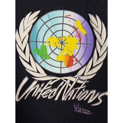 Vintage 1992 United Nations double sided crewneck sweatshirt, L