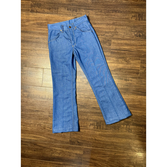 Sears Put-On Shop Teen flare jeans 26x26 (1970s)