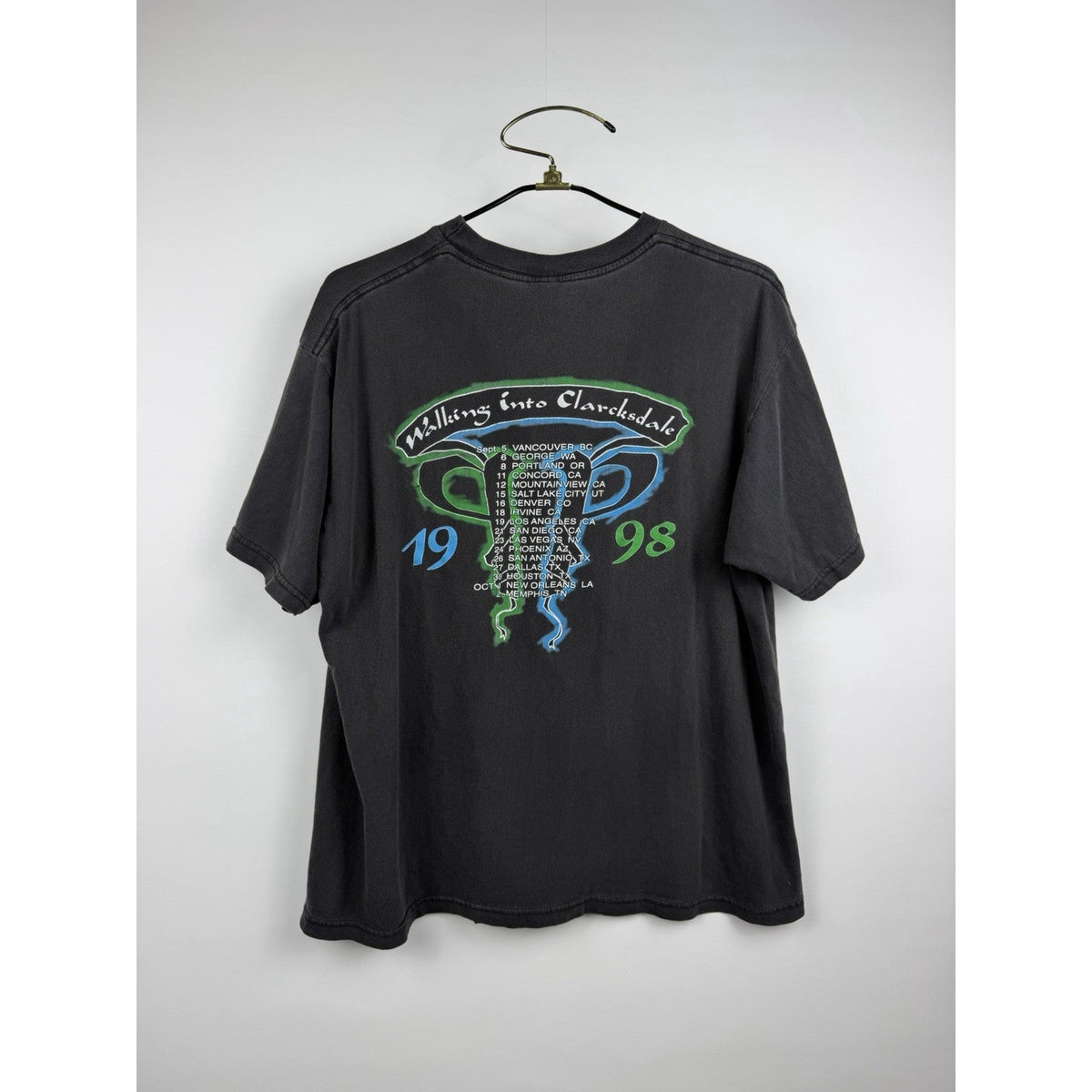 Jimmy Page & Robert Plant Walking Into Clarksdale shirt, 1998, XL