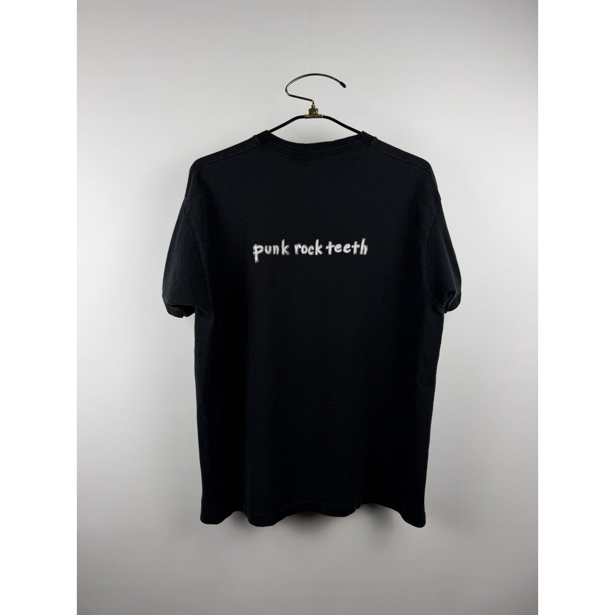 Vintage 1996 7 Seconds The Music, The Message teeth tee, XL