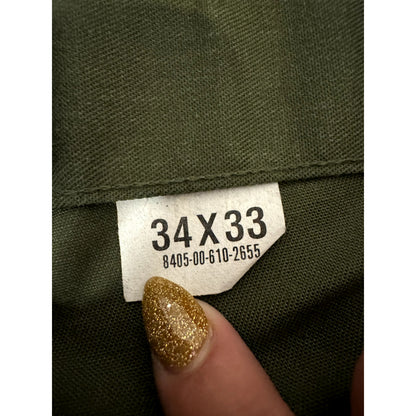 Fancy Army pants 34x33 (1970s)