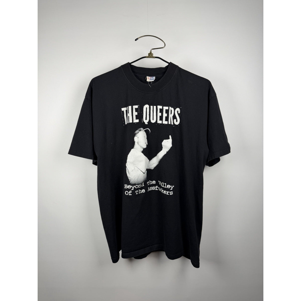 Vintage 1999 The Queers Beyond The Valley Of The A** F*ckers Punk Band XL 23x29
