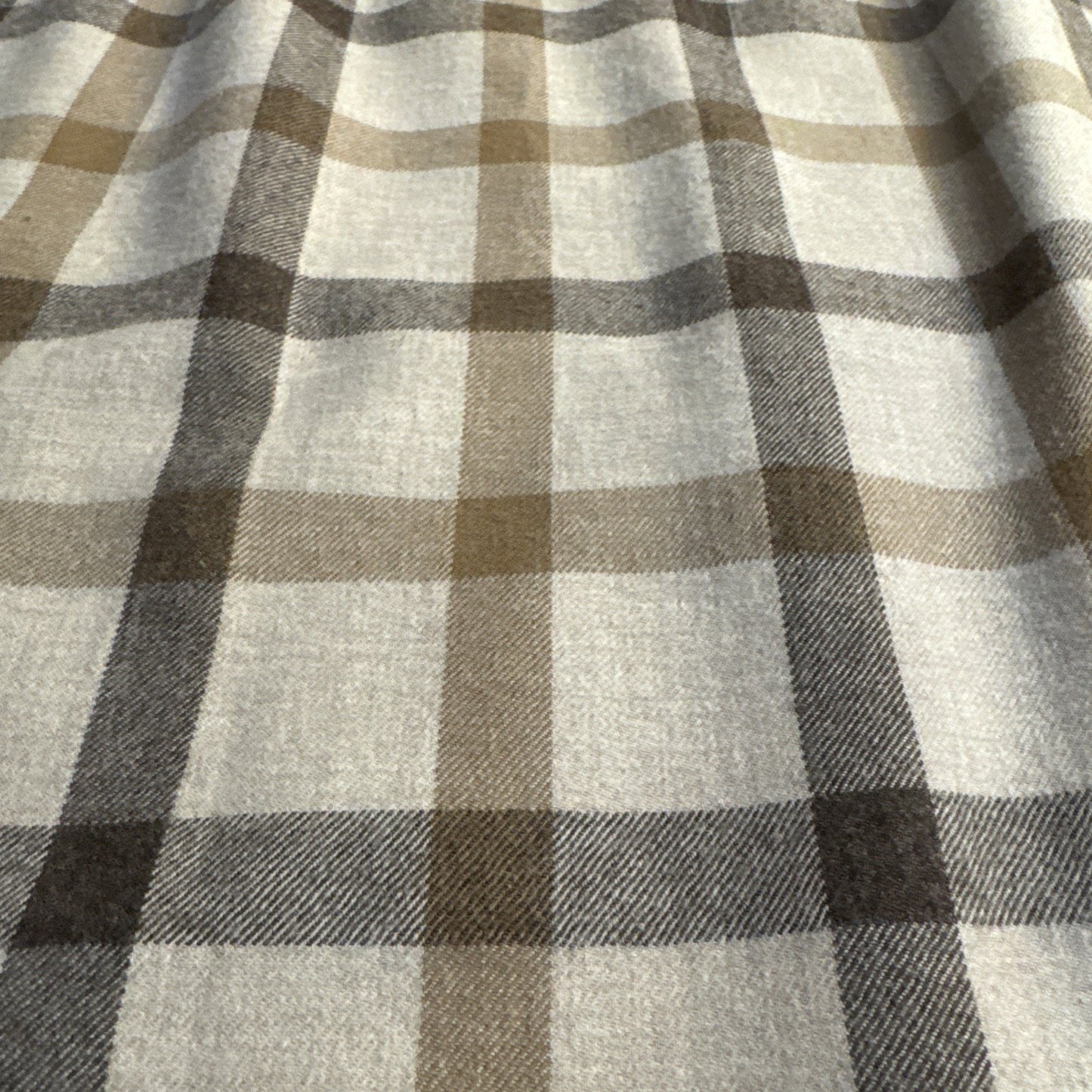 1960s Lanvin Couture Wool Plaid Skirt - 26” waist