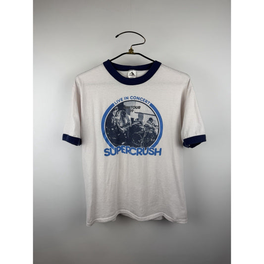 2019 Supercrush Live in Concert tour ringer tee, power pop, L