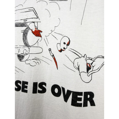 Vintage 90s OJ Simpson The Chase Is Over tee, single stitch, XL