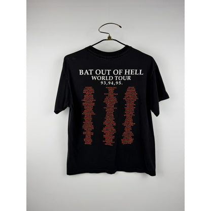 Vintage 1995 Meat Loaf Bat Out of Hell tour tee, single stitch, L