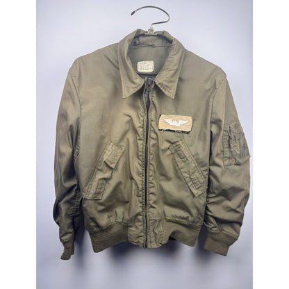 Cold weather military flyer’s jacket, NSN:8415-00-217-7221, vintage, MED-Long