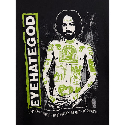 EYEHATEGOD Reality Is Death / For The Sick Charles Manson shirt, 2000s, XL