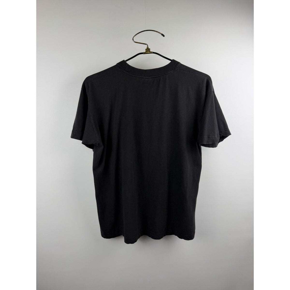 Vintage 90s American Cycle Label rat biker Euro tee, boxy, L