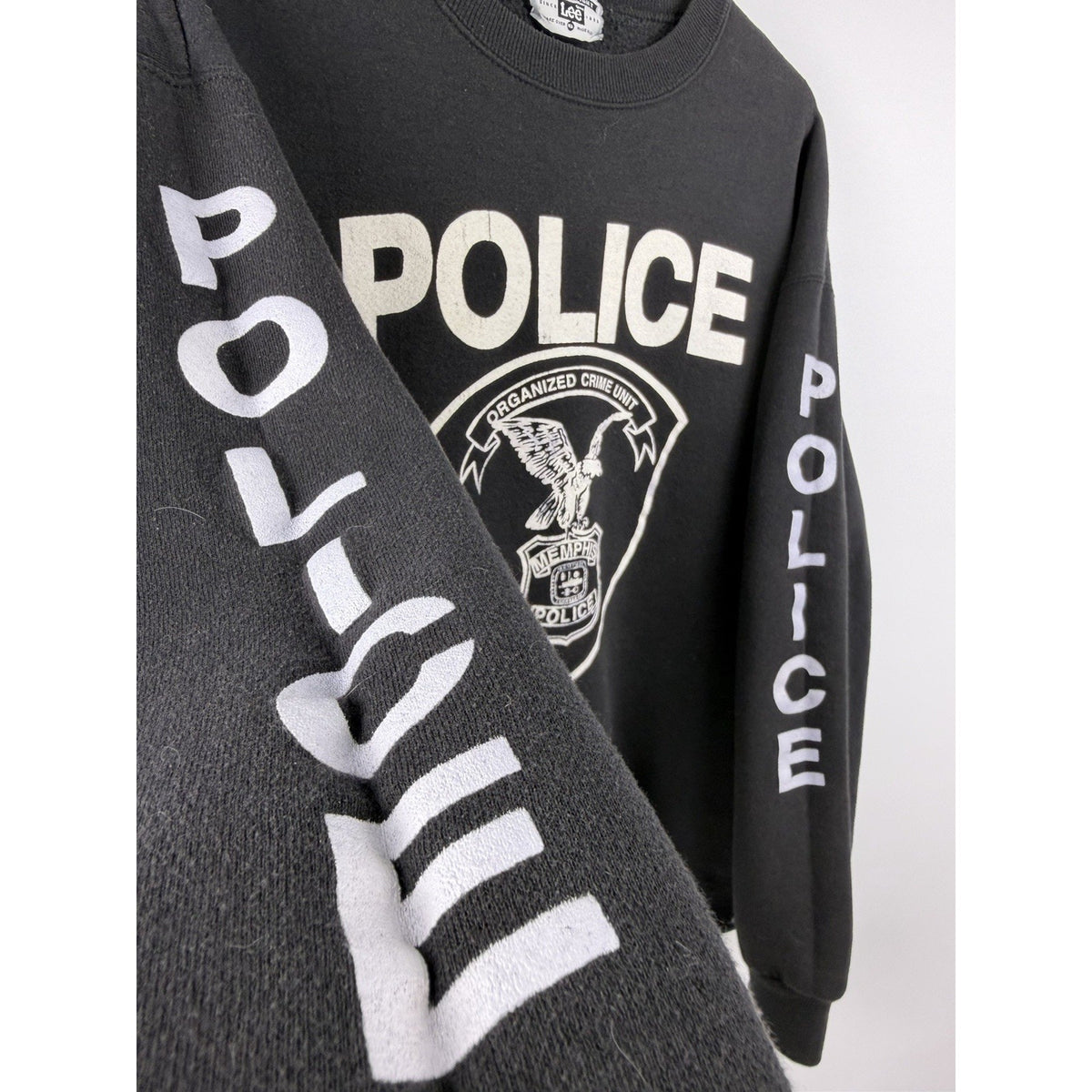 Vintage 1990s Memphis Police Organized Crime Unit crewneck, Lee, XL