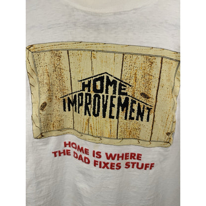Vintage 1994 Home Improvement Home is Where The Dad Fixes Stuff Shirt 22x27