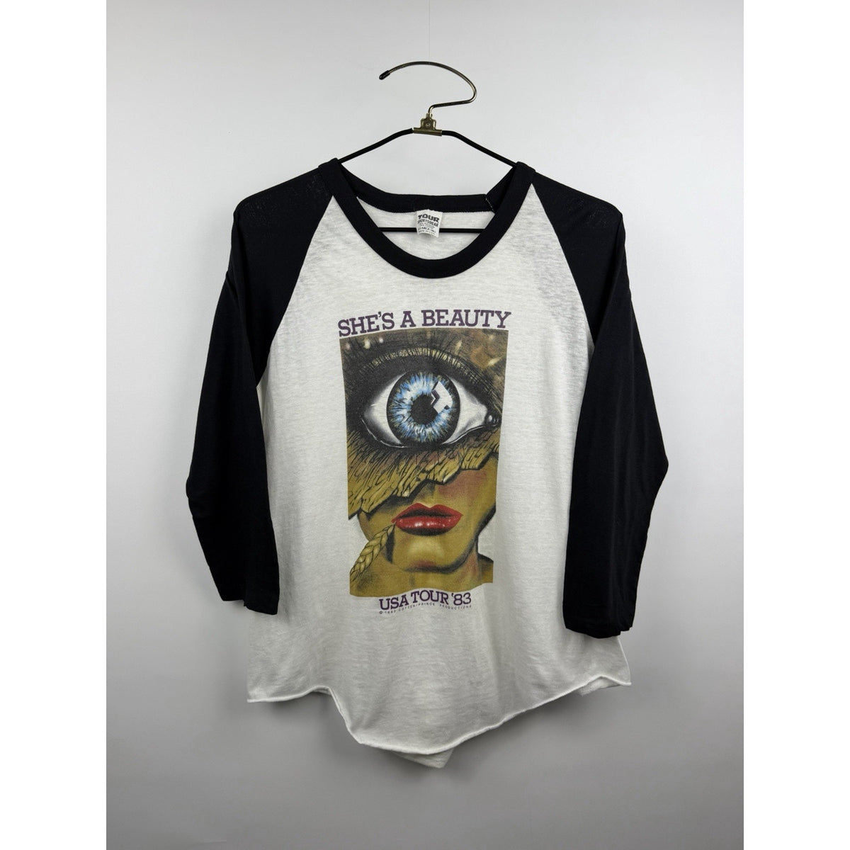 Vintage 1983 The Tubes She's a Beauty USA tour raglan, XL