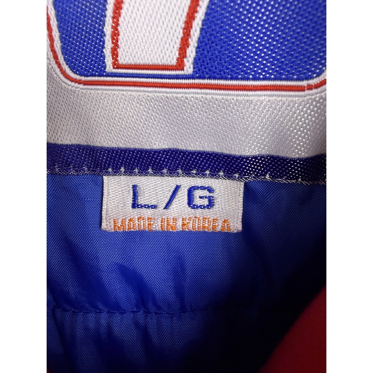 University of Kansas KU Jayhawks Logo 7 puffer jacket, 90s, Large