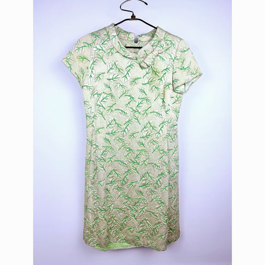 Vintage 1960s MCM Mod Lurex Shift Dress