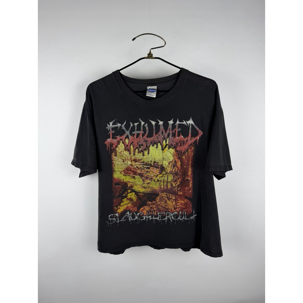 Vintage 2000 Exhumed Slaughtercult One Nation Under Gore tee, XL