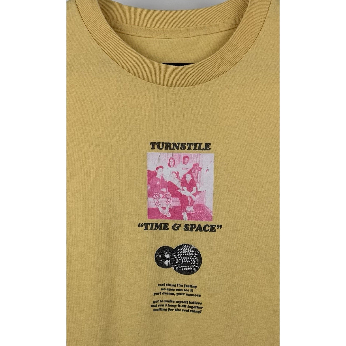2018 Turnstile Time and Space album promo tee, Roadrunner Records, L