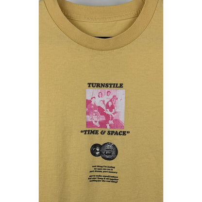 2018 Turnstile Time and Space album promo tee, Roadrunner Records, L