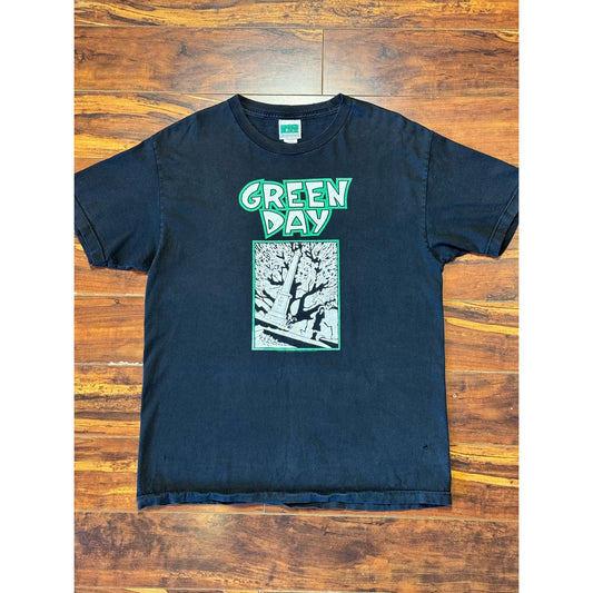 Green Day shirt Size Large Cinder block tag (2003)