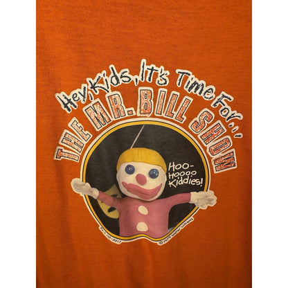 Vintage 1979 Mr. Bill Show Shirt Saturday Night Live Rare XL 22x27.5
