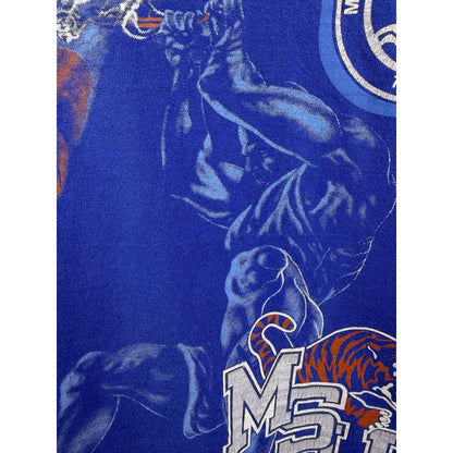 Vintage 90s Memphis State University Tigers In Your Face tee, XL