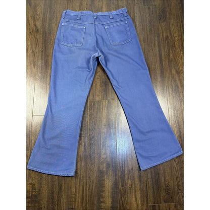 Vintage 70s Sears Jeans Joint bell bottom flares, Scovill zip, 36x28
