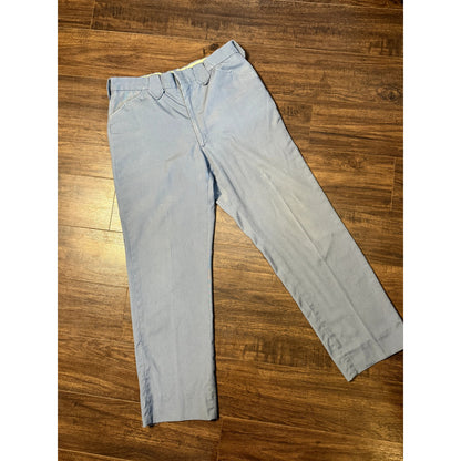 Norm Thompson Ranch Pants with pearl snap pockets 34sx28 (1970s)