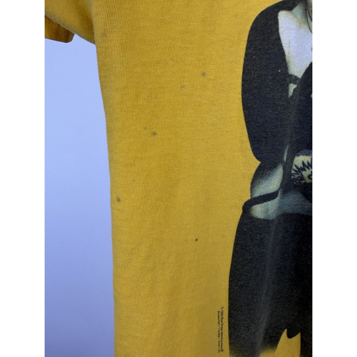 Vintage 1999 Coal Chamber Rare Yellow Chamber Music Nu Metal Blue Grape XL 23x29