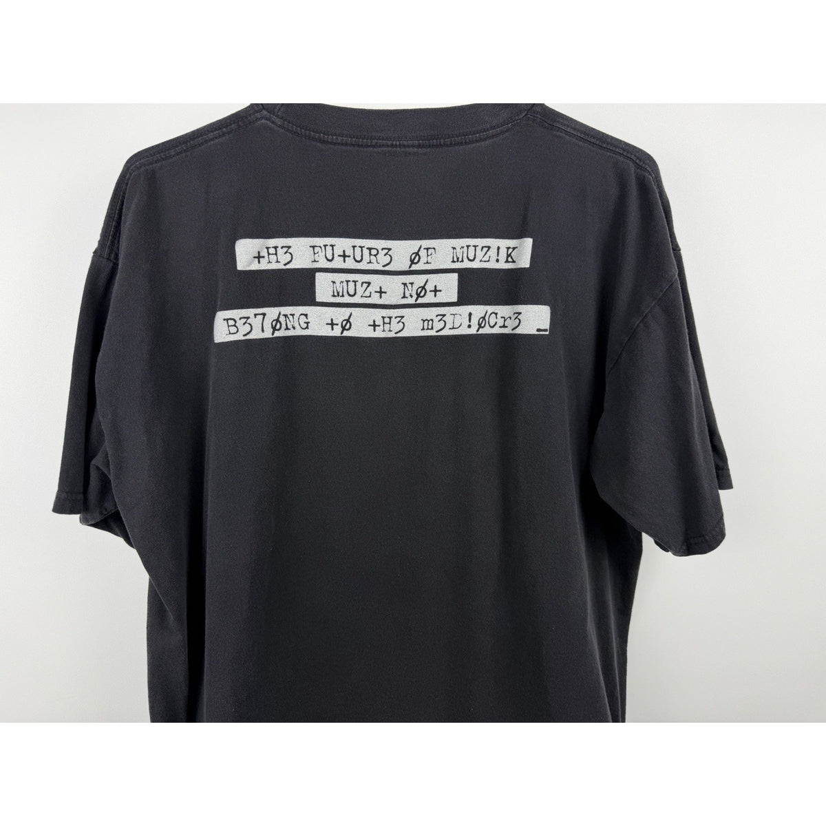 Vintage 2000 MDFMK The Future Of Music Rare Tee German Industrial Rock XL 24x28