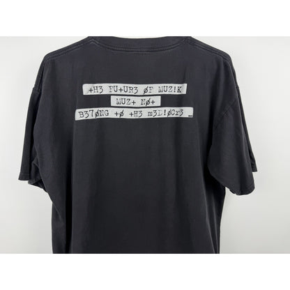 Vintage 2000 MDFMK The Future Of Music Rare Tee German Industrial Rock XL 24x28