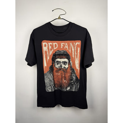 Vintage 2009 Red Fang red beard skull tee, Portland stoner rock, L