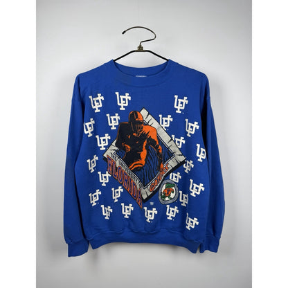 Vintage 90’s Florida Gators Big Graphic Front AOP NCAA Football Crewneck L 23x26