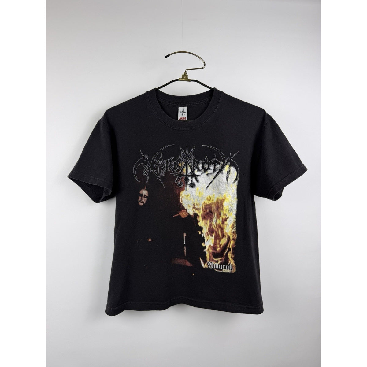 Nargaroth Amarok double sided German black metal band tee, 2000s, Medium