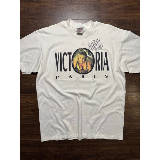 Victoria Paris adult film star signed shirt XL