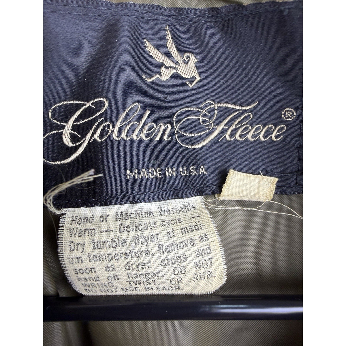 1960s Golden Fleece quilted bomber jacket, USA made, XL
