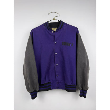 MCA Universal Darkman movie promo purple varsity jacket, 90s, XL