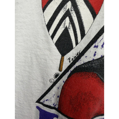 Vintage 80s The First King Black culture tee, single stitch, M