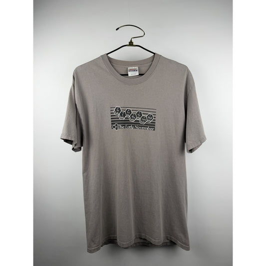 Vintage 2003 The Early November Vintage Shirt Drive-Thru Records Large 21.5x30