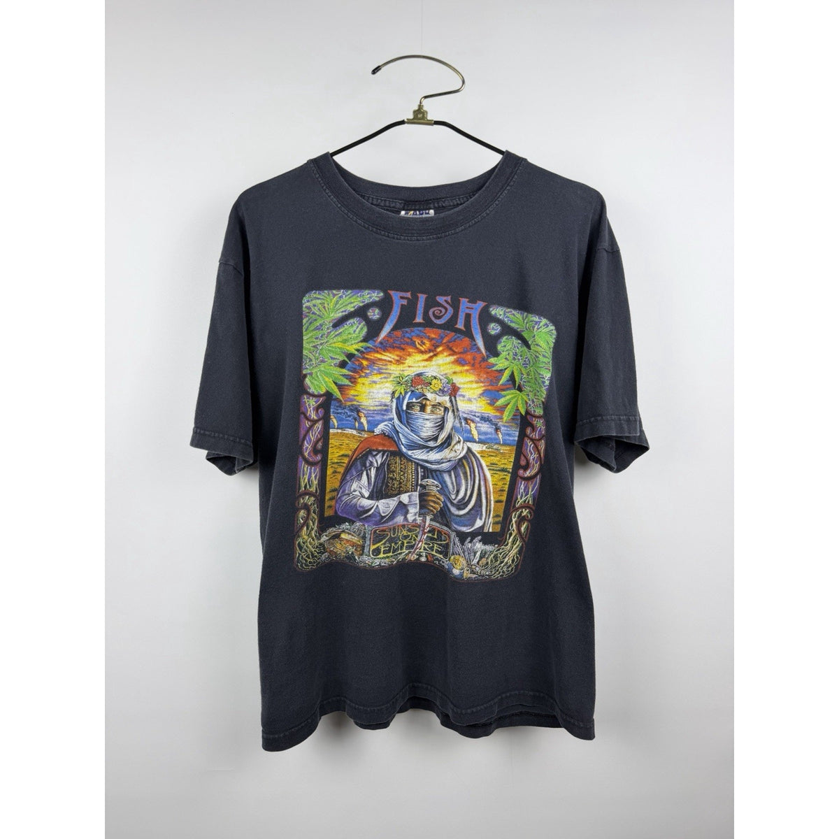 Vintage 1997 Fish Sunsets On Empire Tour Rare Prog Rock Ex Marillion XL 24x28