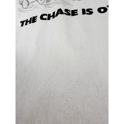 Vintage 90s OJ Simpson The Chase Is Over tee, single stitch, XL