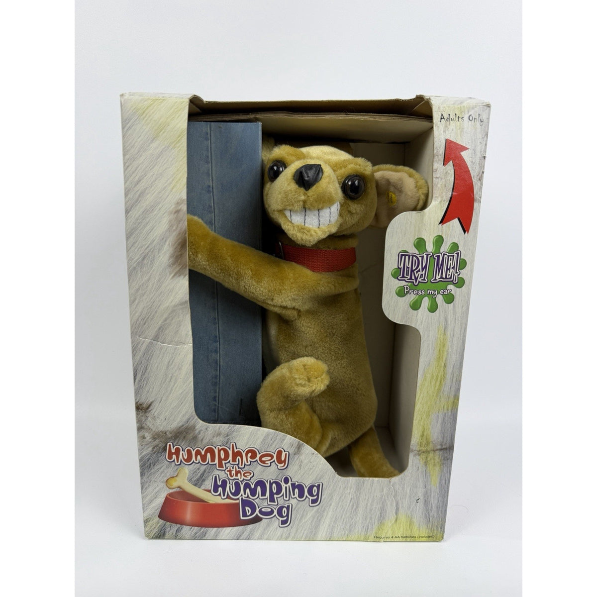 "Humphrey The Humping Dog" Chihuahua Novelty Animated Toy Gemmy New In Box Rare