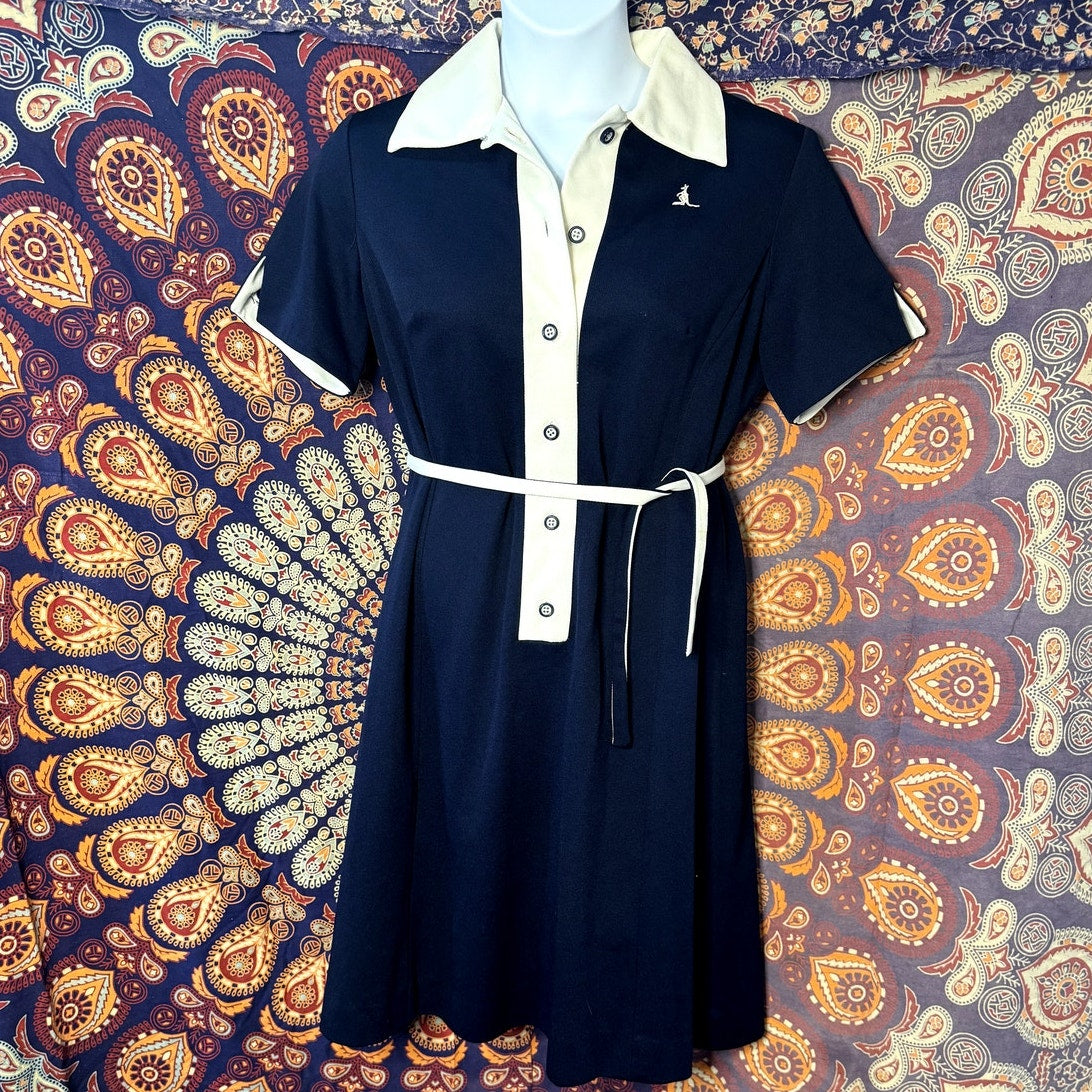 Lois Young tie-waist shift dress (1960s)