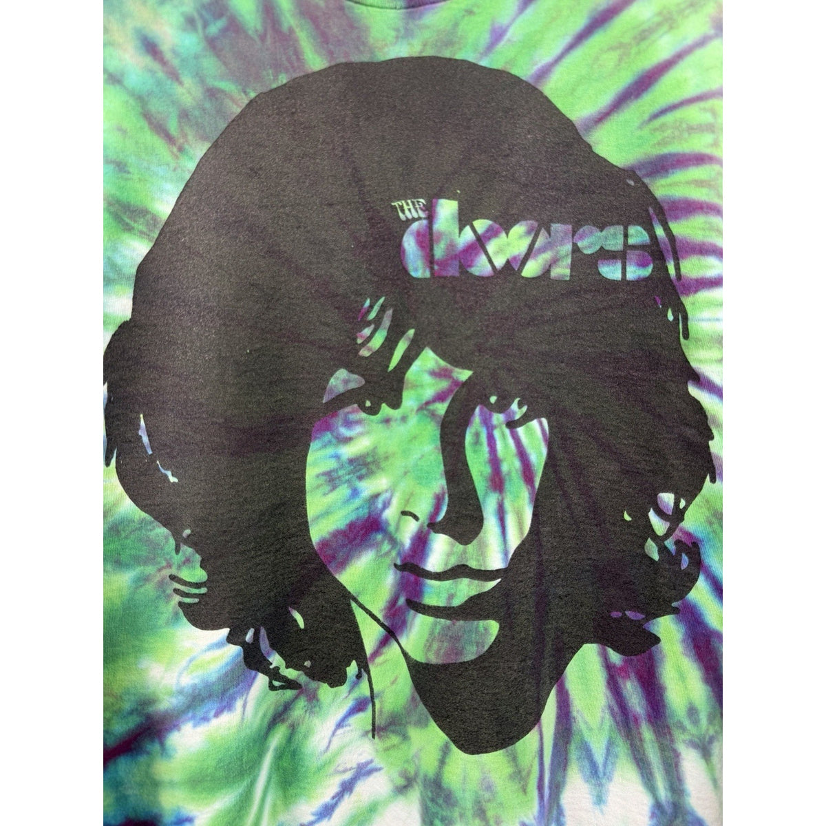 Vintage 90s The Doors Jim Morrison tie dye long sleeve, XL